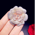 thumbnail image 1 of Vintage Pink Rose Brooch, 1 of 5