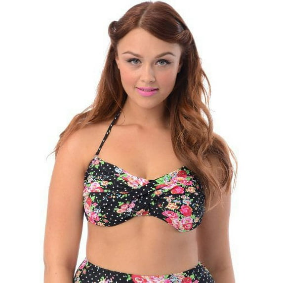 Vintage Pinup Swimsuit Top