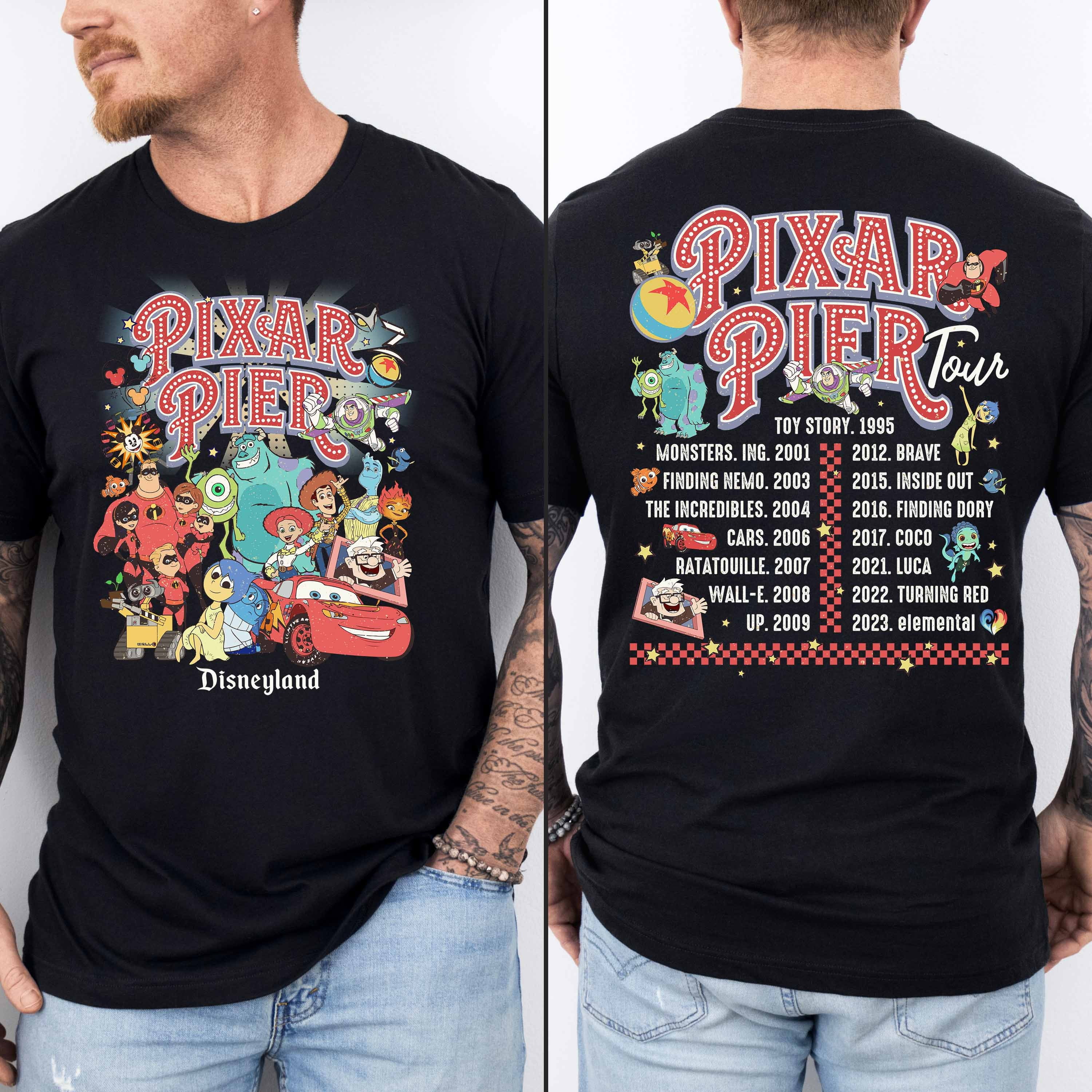 Vintage Pixar Pier Disneyland Shirt, Disneyland Pixar Fest 2024 Shirt