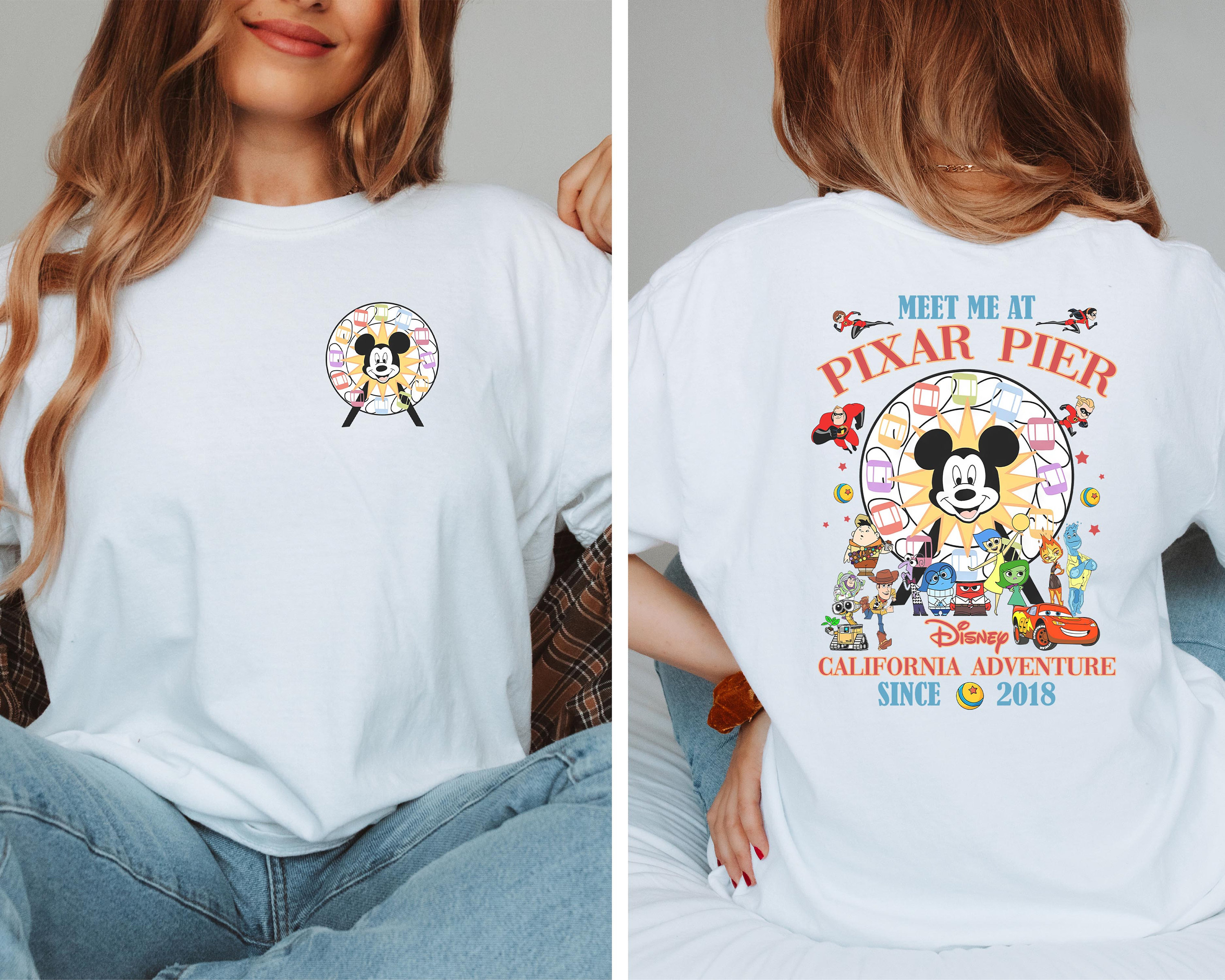 Vintage Pixar Pier Disneyland Shirt, Disneyland Pixar Fest 2024 Shirt