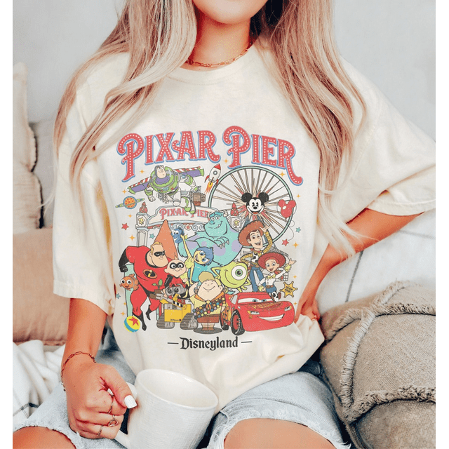 Vintage Pixar Pier Disneyland Shirt, Disneyland Pixar Fest 2024 Shirt