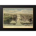 thumbnail image 1 of Vintage Places 24x17 Black Modern Framed Museum Art Print Titled - Oswego New York 1855, 1 of 4