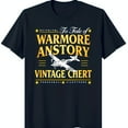 Vintage Plane Graphic TShirt in Gold 'To Tale of WARMORE ANSTORY