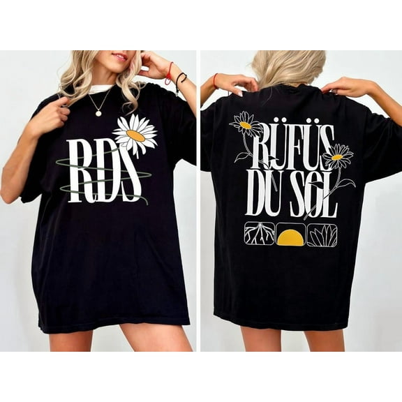 Vintage Plus One Rüfüs Du Sol T shirt Double Side, Concert Music 2025, Unisex Tee Rüfüs Du Sol Tour Gift For Fan