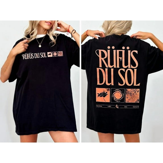 Vintage Plus One Rüfüs Du Sol T shirt World Tour 2025, Unisex Tee Tour Gift For Fan