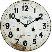Vintage Pocket Watch Wall Clock | Beautiful Color, Silent Mechanism, Made in USA
