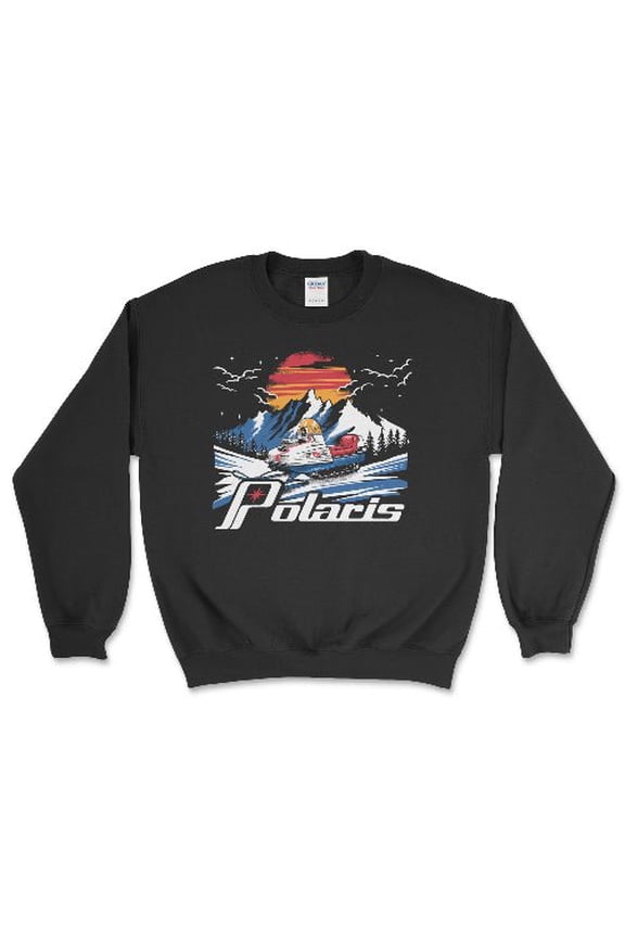Vintage Polaris Snowmobile Crewneck Sweatshirt