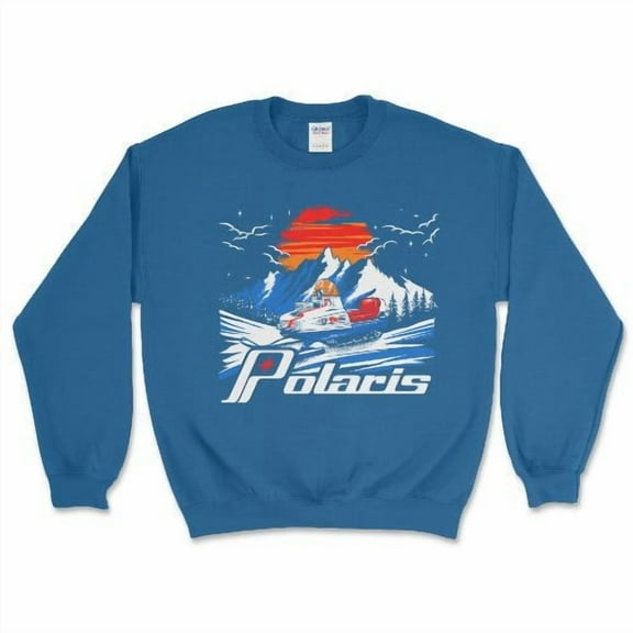 Vintage Polaris Snowmobile Crewneck Sweatshirt