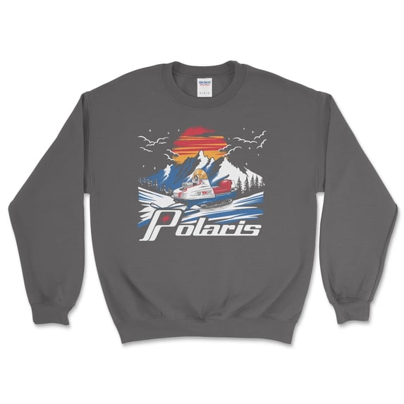 Vintage Polaris Snowmobile Crewneck Sweatshirt