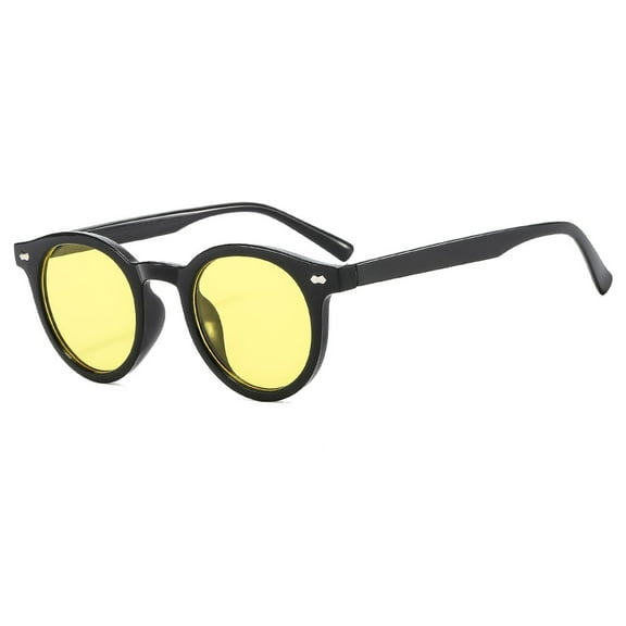 Vintage Polarized Sunglasses for Men Round Sunglasses UV400 Protection Retro Hand-crafted Acetate Frame