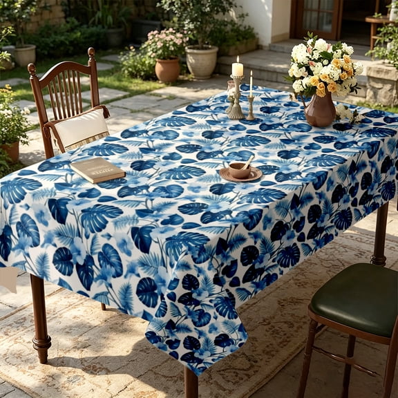 Vintage Polynesian Tribal Aztec Print Tablecloth, Kitchen Dining Party Indoor Decor, Ethnic Style Home Textile Table Cover, Thanksgiving Christmas Gift