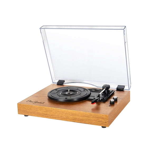 Vintage Portable Phonograph 33/45/78RPM Turntables Vinyl LP Record Phono Player Gramophone Speaker Music Player vinyl record player vintage ,Louder and Clearer