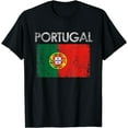 thumbnail image 1 of Vintage Portugal Portuguese Flag Pride Gift T-Shirt, 1 of 3