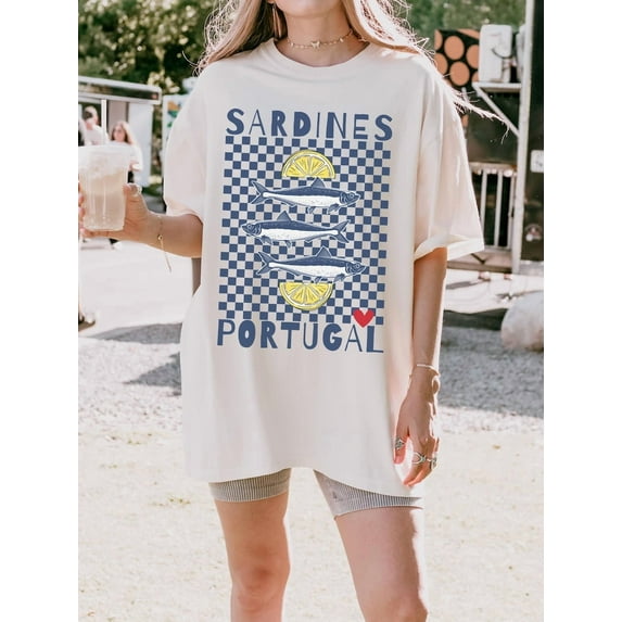 Vintage Portugal Sardines T-Shirt | Ocean Graphic Tee