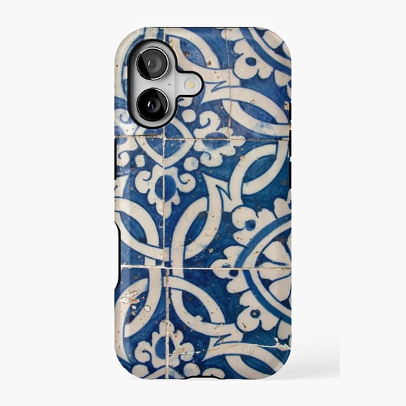 Vintage Portuguese Tile Phone Case 17 16 15 14 13 12 11 Pro Max