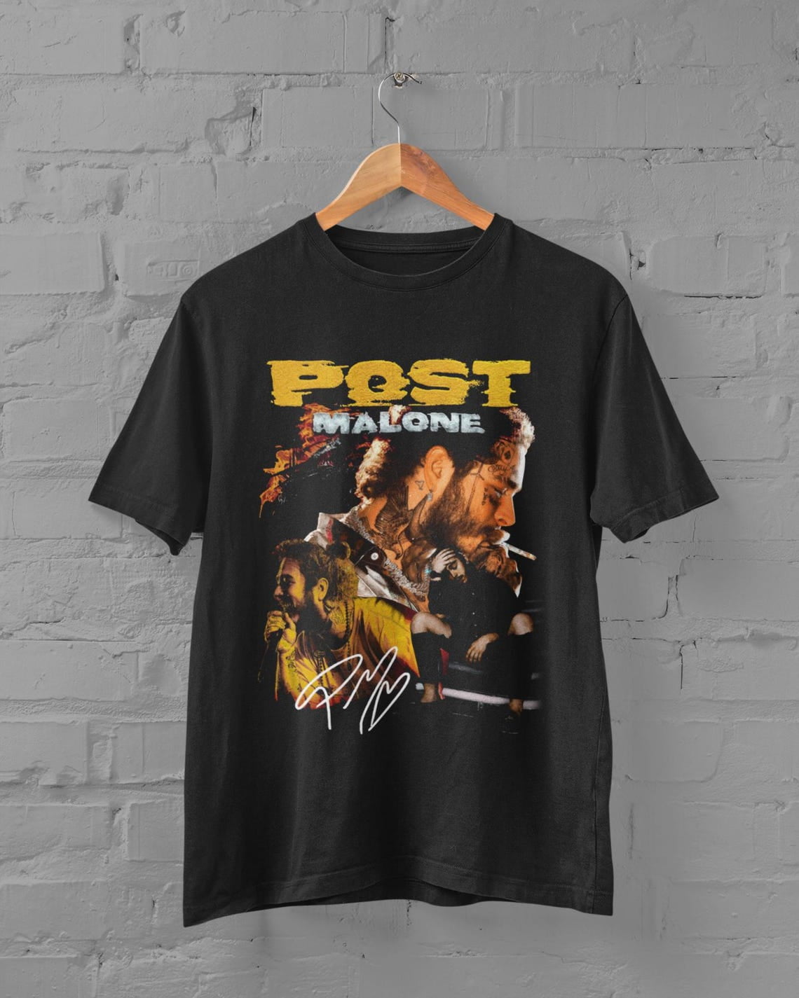 Vintage Post Malone Rap Music Merch Shirt, Retro Post Malone T Shirt