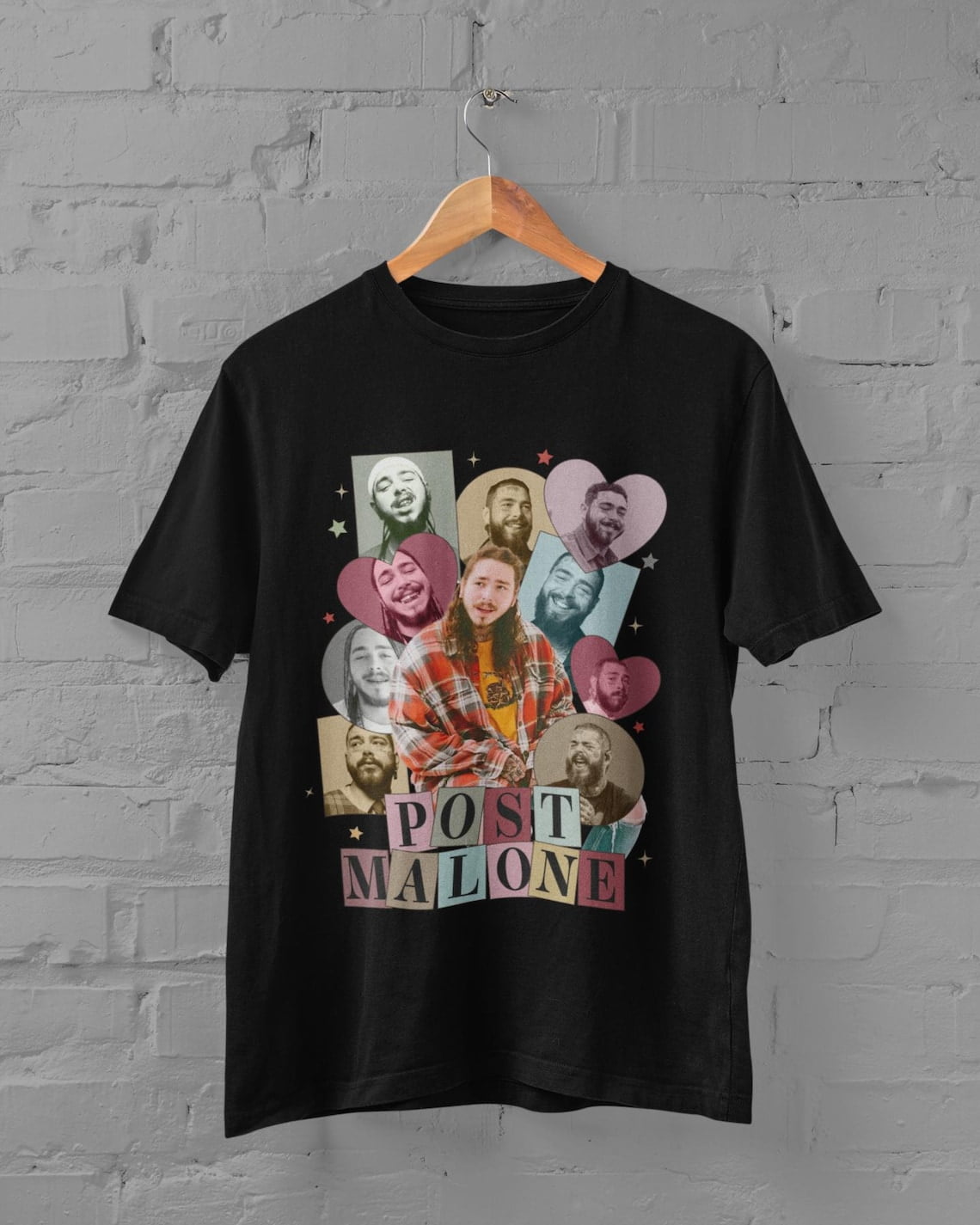 Vintage Post Malone Rap Music Merch Shirt, Retro Post Malone T Shirt