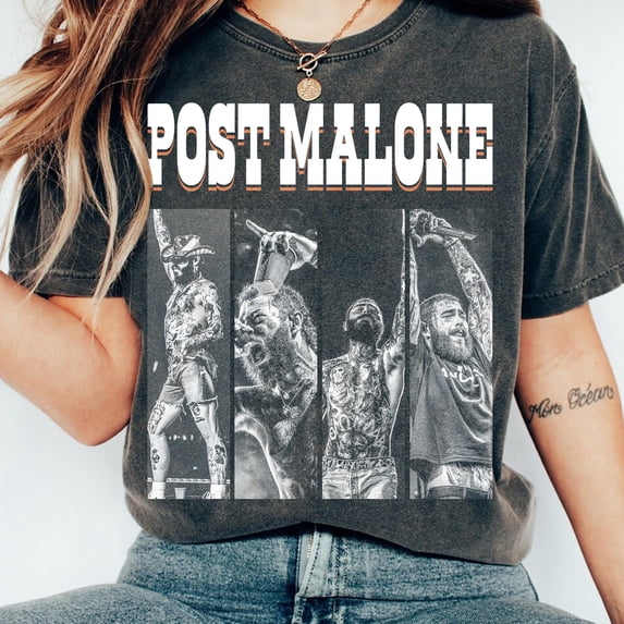 Vintage Post Malone Shirt, Malone Rap Music Shirt, F1 Trillion Tour ...