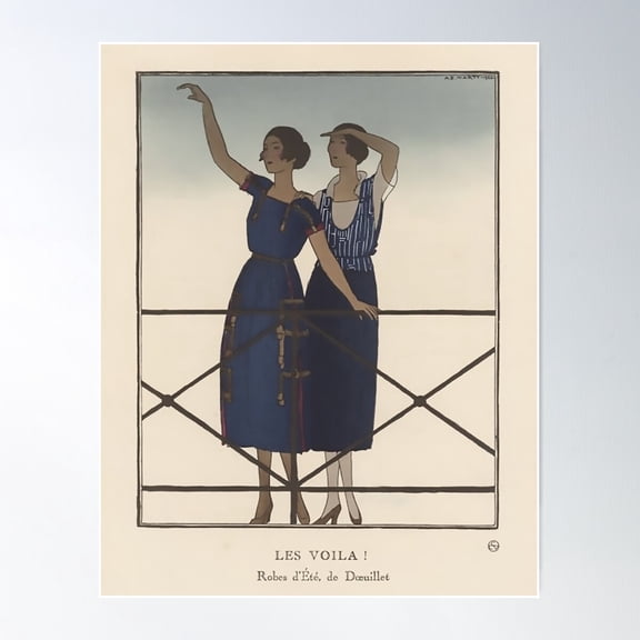 Vintage Poster Art Deco Poster Wall Art, Poster Only