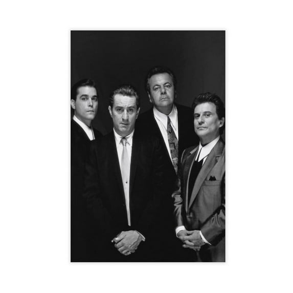 Vintage Poster Goodfellas Movie Poster Mafia Gangster Poster Vintage Canvas Posters Paintings Wall Art For Home Decor Bathroom Office Unframe