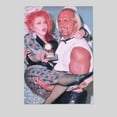 thumbnail image 1 of Vintage Poster - RIP Hulk Hogan Poster – Style 1980s Hulk Hogan and Cindy Lauper - Size 24x36 - Kiloa, 1 of 5