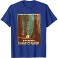 thumbnail image 1 of Vintage Poster Sequoia National Park Unisex T-Shirt for Men Women Kids Toddler,Royal Blue Color,Size XL, 1 of 5