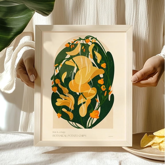 Vintage Potato Chips Wall Art Print
