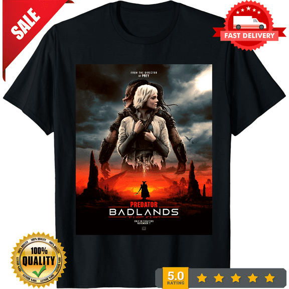 Vintage Predator Badlands Dan Trachtenberg Movie Poster 2025 T-Shirt, ULTRA LIMITED-TH68632