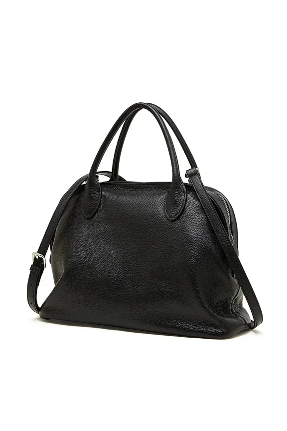 Vintage Premium Genuine Leather Shell Bag – Luxury Designer Handbag Purse