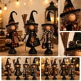 thumbnail image 1 of Vintage Primitive Witch Quartet,Rustic Halloween Witch Figurines with Hats,Vintage Farmhouse Tabletop Decor for Mantel Shelf Entryway Farmhouse Fall Home Decor Gift, 1 of 4