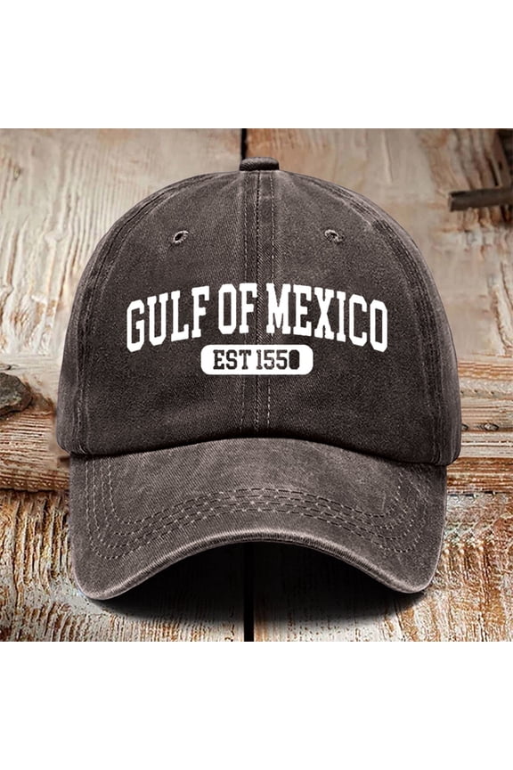 Vintage Print Washed Cap For Men And Women Adjustable Unisex Baseball Hat Women Clothes Umbrella Stroller for to Toddler Visor Headband Visors Football Glasses Ladies Caps with Bling World of Hat