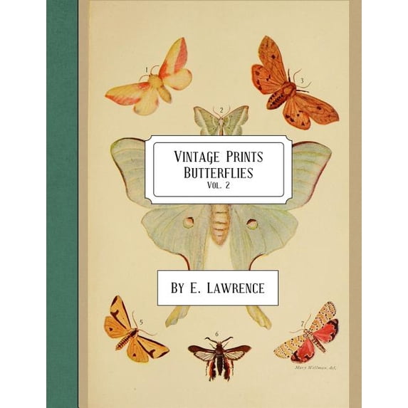 Vintage Prints: Butterflies: Vol. 2