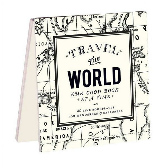 Vintage Prints Travel the World Bookplates