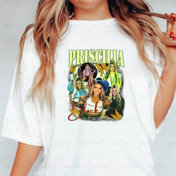 Vintage Priscilla Block The Country Music Singer Retro Fan V1130685 New Unisex T-Shirt, up to 5XL