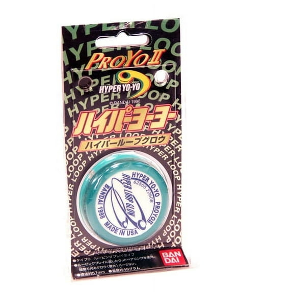 Vintage ProYo II HyperLoop Glow plastic Yo-Yo (green)