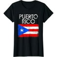 thumbnail image 1 of Vintage Puerto Rico Puerto Rican Flag Pride Gift T-Shirt, 1 of 3