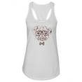 thumbnail image 1 of Vintage Pug Racerback Tank Women -Image by Shutterstock, Female XX-Large, 1 of 4