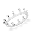 thumbnail image 1 of Royal Enchanted Tiara Princess Crown Sterling Silver Promise Ring-8, 1 of 4