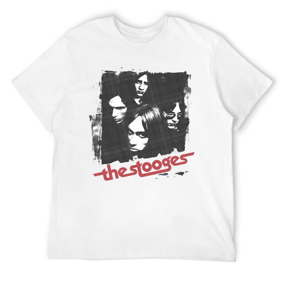 Vintage Punk Frontman Tee, 70s Rock Star Graphic T-Shirt, Raw Music Inspired Apparel White-style 5XL