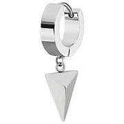 MIARHB Vintage Punk Geometric Dangle Earrings For Men Boy Stainless Steel Male Jewelry