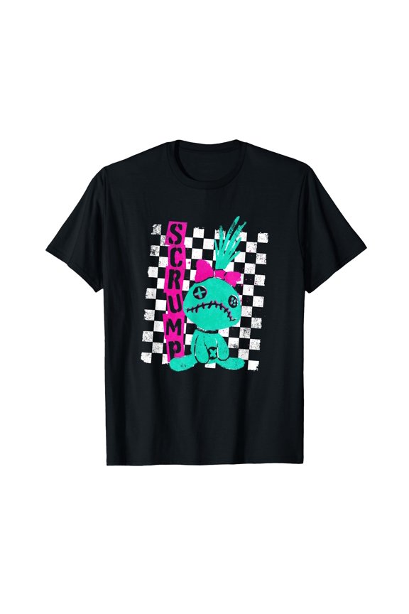Vintage Punk Rock Style Cartoon Character T-Shirt for Unique Fashion Statement