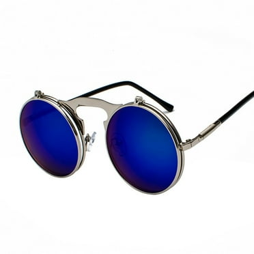 Vintage Punk Sunglasses for Women Men Funny Design Alloy Frame UV400 Sunproof Glasses Adult Gifts Accessories