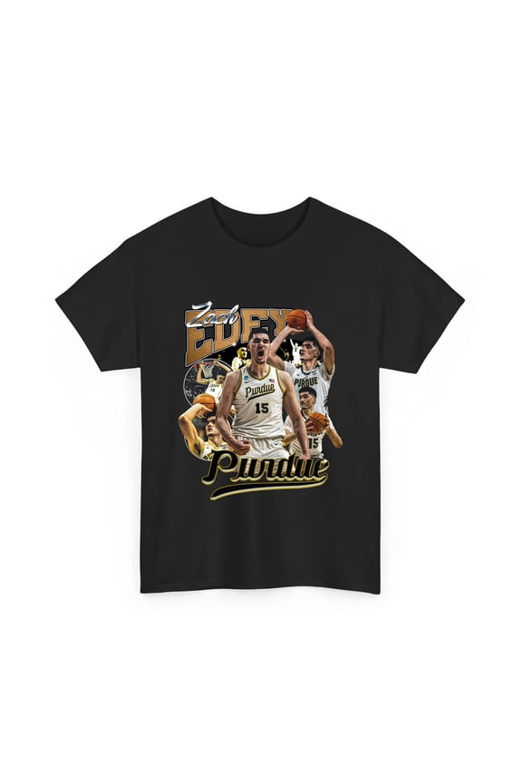 Vintage Purdue Championship Shirt Zach Edey Shirt Purdue Shirt Zach Edey Purdue T Shirt, unisex soft-style t-shirt, Unisex Graphic Shirt beautiful.-TH2408
