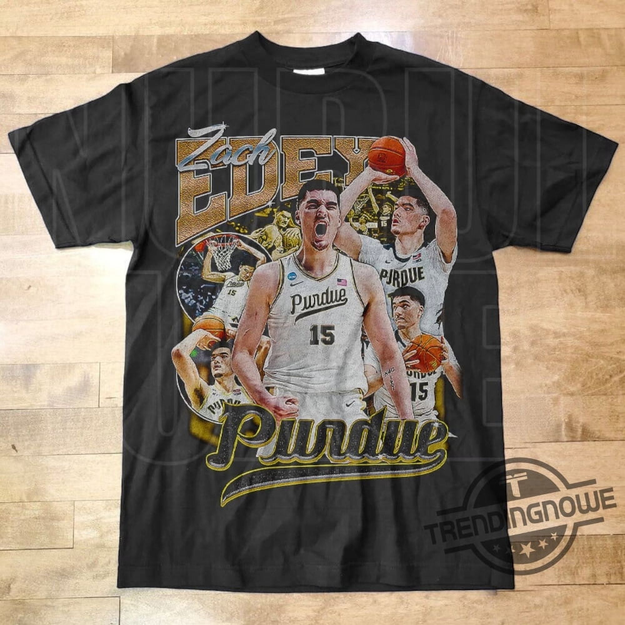 Vintage Purdue Championship Shirt Zach Edey Shirt Purdue Shirt Zach