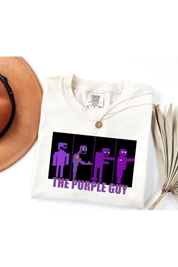 Vintage Purple Guy T-Shirt: Five Nights at Freddy's Halloween Gamer Tee