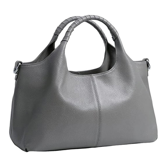 Vintage Purses for Women Vegan Leather Top Handle Crossbody Bag with Detachable Strap Handbag