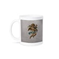 thumbnail image 1 of Vintage Putto With Flowers On White Background, 11oz Mug, 1 of 7