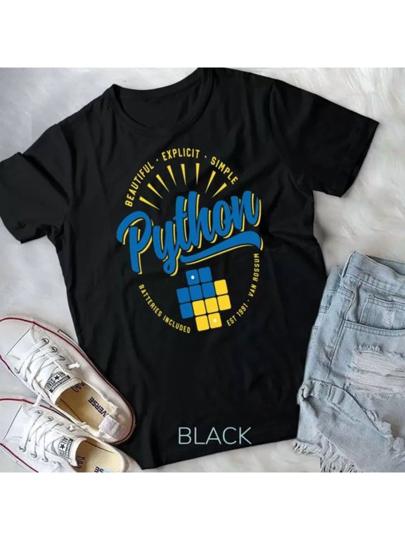 Vintage Python Programming Language T-Shirt Unisex T-Shirt