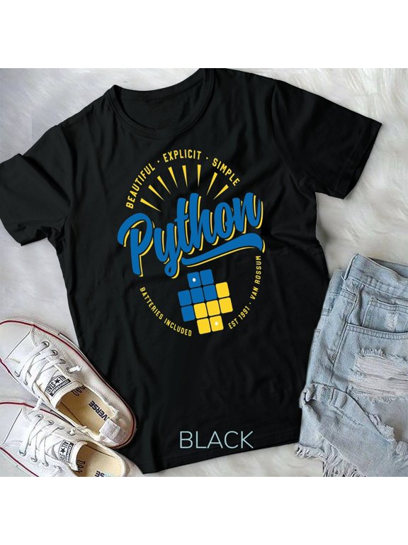 Vintage Python Programming Language T-Shirt Unisex T-shirt