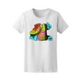 thumbnail image 1 of Vintage Quad Roller Skates T-Shirt Women -Image by Shutterstock, Female XX-Large, 1 of 4